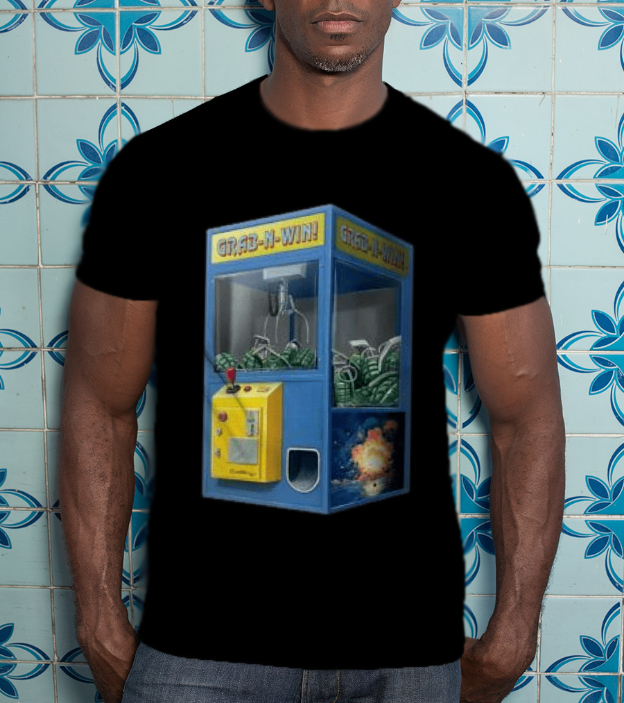 The Wynwood Walls Store Grab N Win Leon Keer Claw Machine Explosion T-Shirt