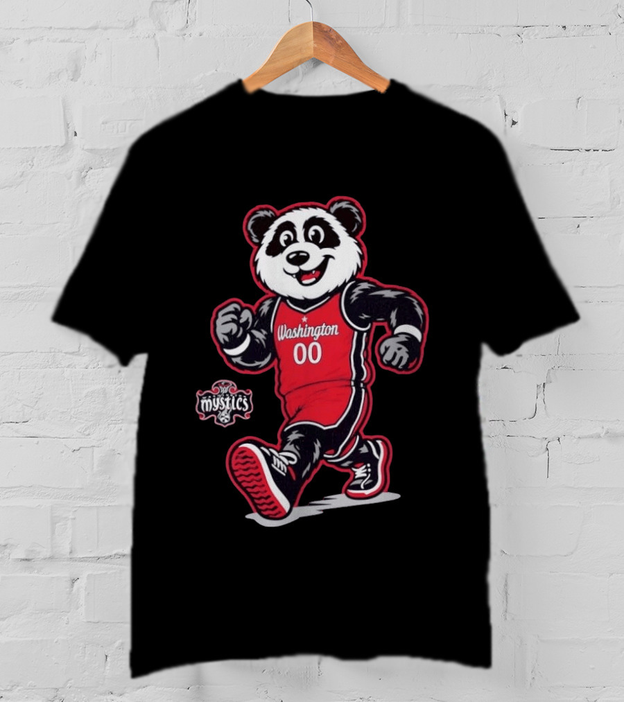 Washington Mystics Panda 00 Jersey T-Shirt