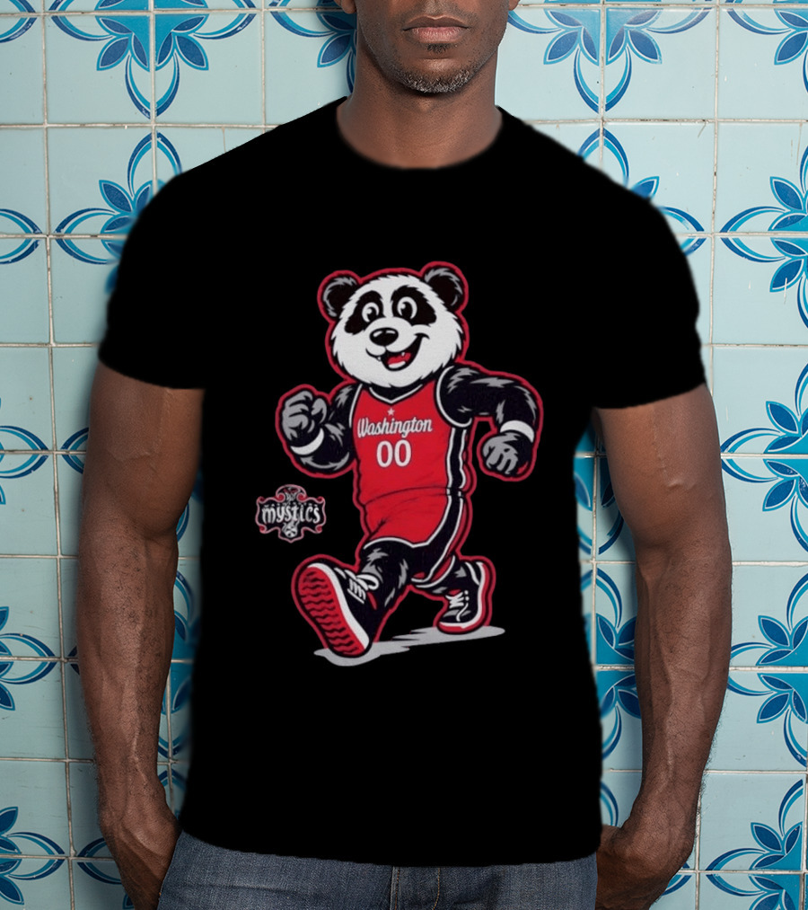 Washington Mystics Panda 00 Jersey T-Shirt