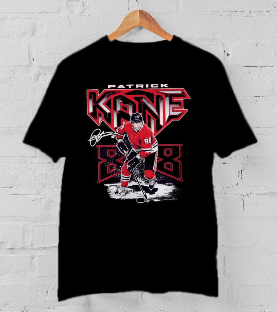 Patrick Kane 88 Chicago Blackhawks Hockey Metal T-Shirt