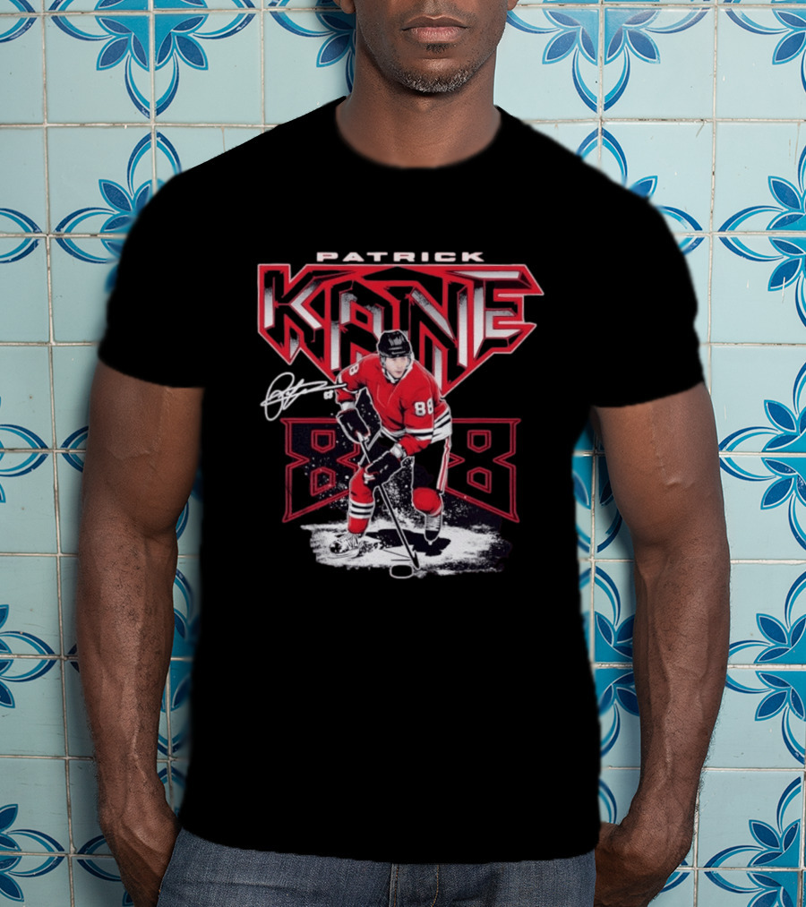 Patrick Kane 88 Chicago Blackhawks Hockey Metal T-Shirt