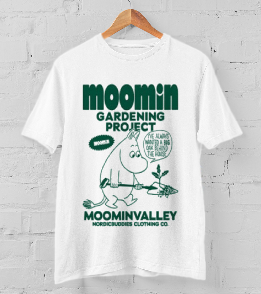 Moomin Gardening Project Moominvalley Backstage Rock T-Shirt