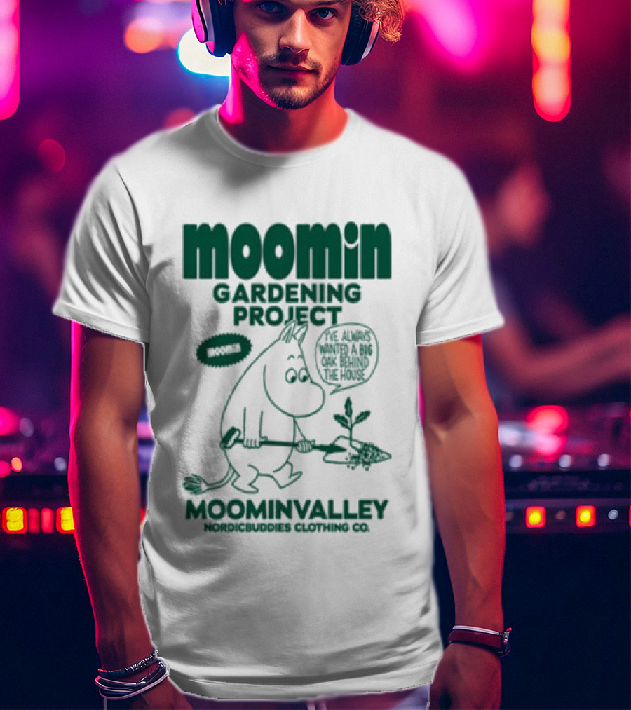 Moomin Gardening Project Moominvalley Backstage Rock T-Shirt