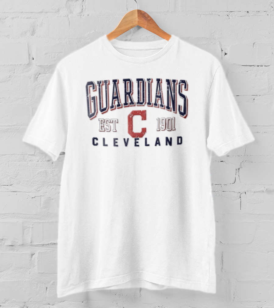 Cleveland Guardians Est 1901 Classic Team Logo Icon C T-Shirt