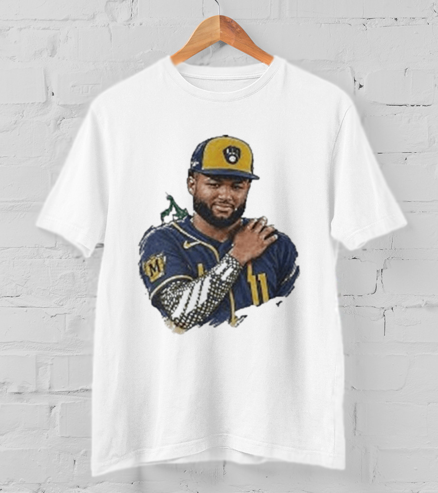 Milwaukee Brewers Jackson Chourio Praying Mantis NLCS 2026 Baseball T-Shirt