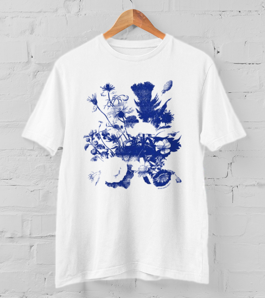 Jessie Ware Superbloom Longsleeve Blue Floral T-Shirt