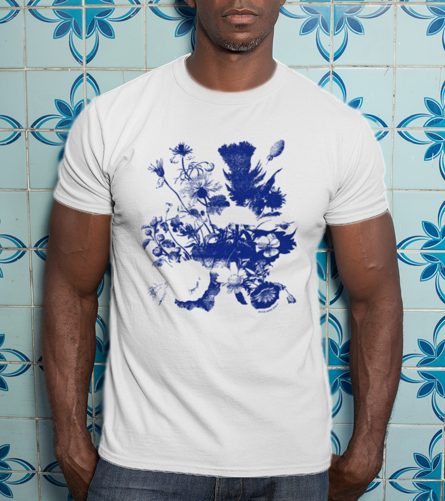 Jessie Ware Superbloom Longsleeve Blue Floral T-Shirt