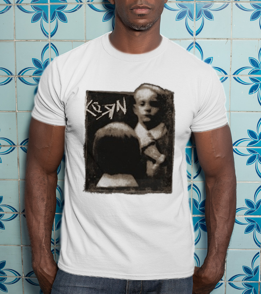 Korn Life Is Peachy 30th Anniversary Mirror Album Cover T-Shirt