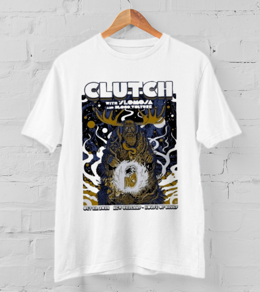 Clutch The Lobo Event New Orleans House Of Blues October 2026 T-Shirt