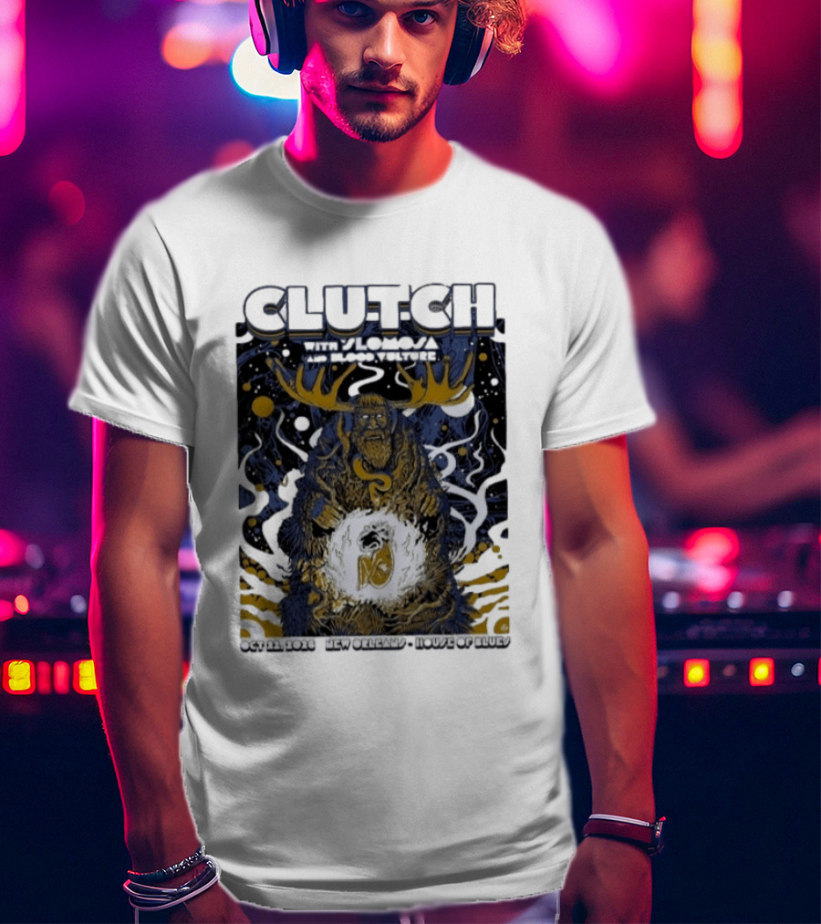 Clutch The Lobo Event New Orleans House Of Blues October 2026 T-Shirt
