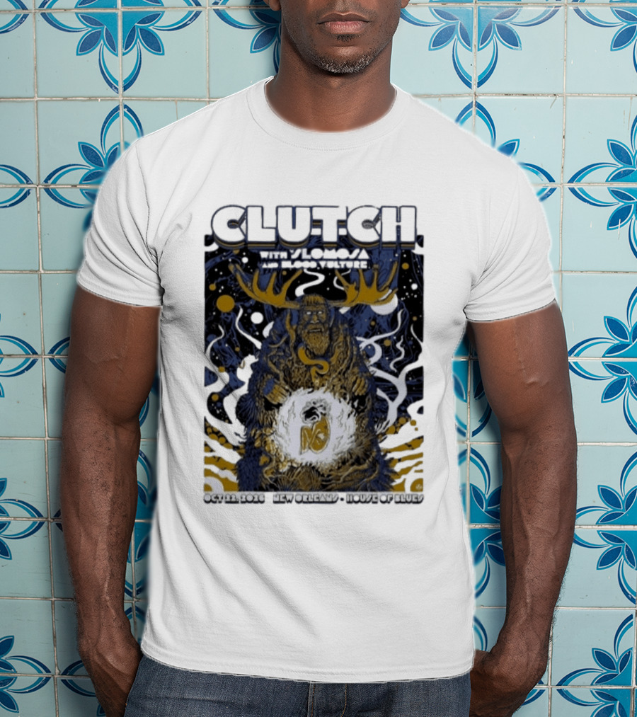 Clutch The Lobo Event New Orleans House Of Blues October 2026 T-Shirt