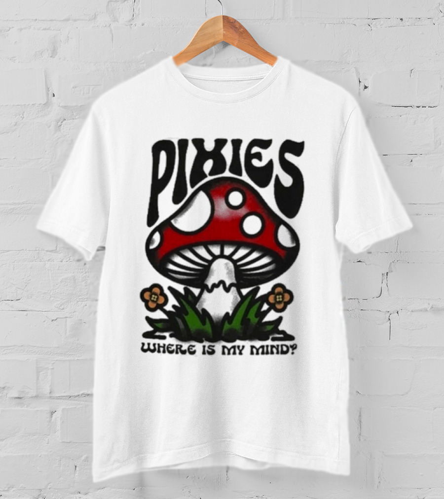 Pixies Where Is My Mind Mushroom T-Shirt