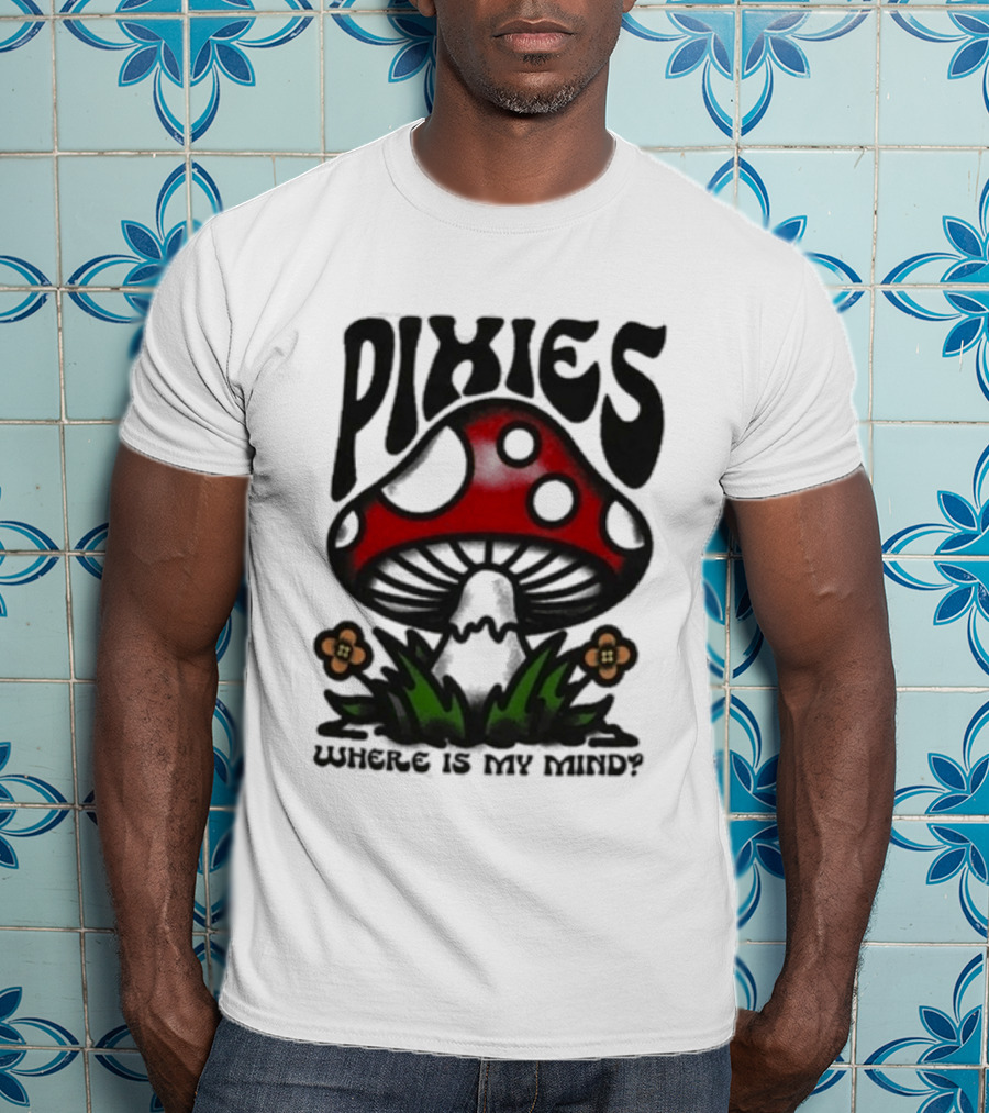 Pixies Where Is My Mind Mushroom T-Shirt