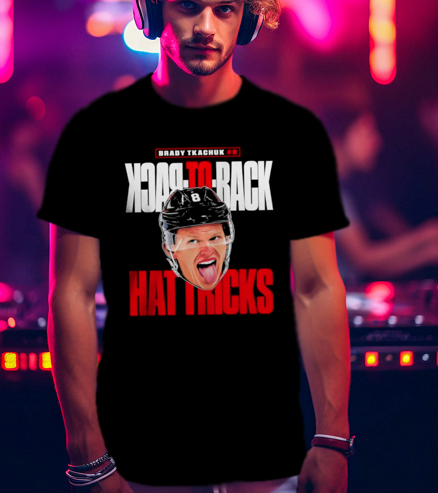 Brady Tkachuk Back To Back Hat Tricks T-Shirt