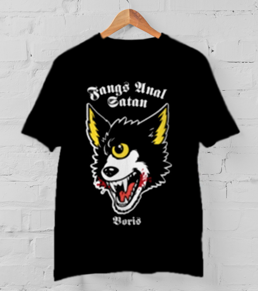 Boris Fangsanalsatan Yellow Eared Wolf Head Tour 2026 T-Shirt