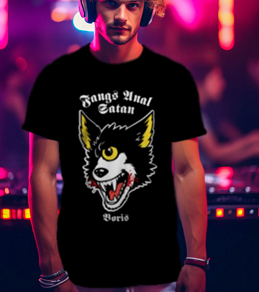 Boris Fangsanalsatan Yellow Eared Wolf Head Tour 2026 T-Shirt