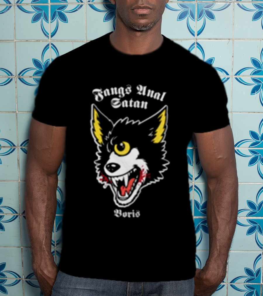 Boris Fangsanalsatan Yellow Eared Wolf Head Tour 2026 T-Shirt