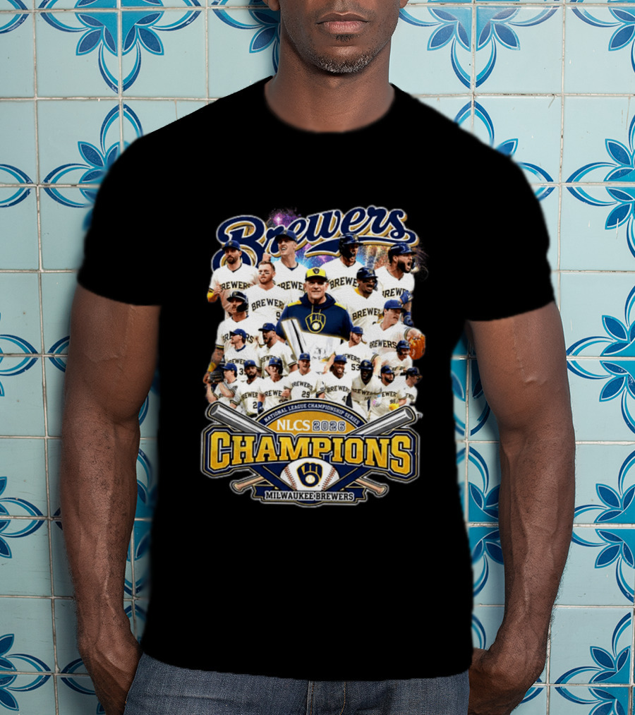 Brewers NLCS Champions 2026 Milwaukee Brewers Baseball T-Shirt