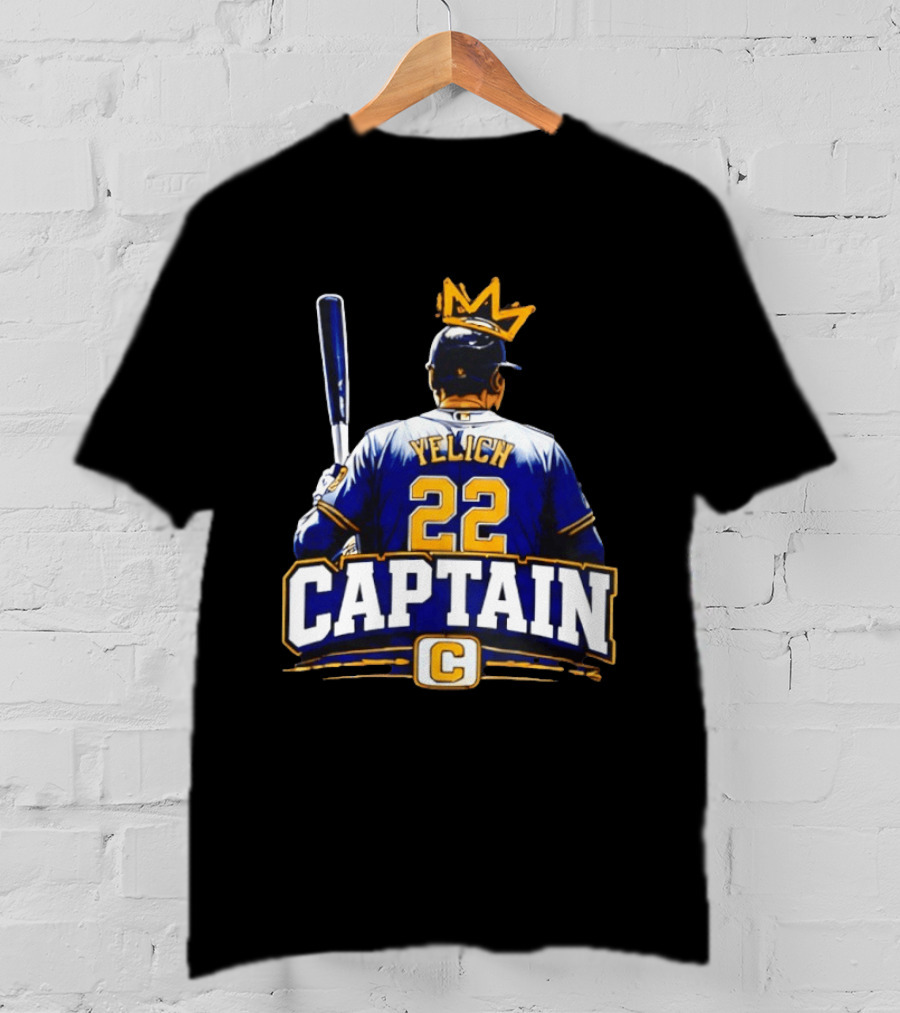 Yelich 22 Captain C Milwaukee Brewers NLCS 2026 T-Shirt