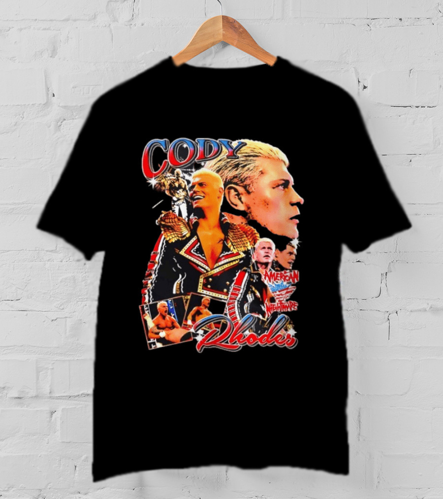 Cody Rhodes American Nightmare Retro Bootleg T-Shirt