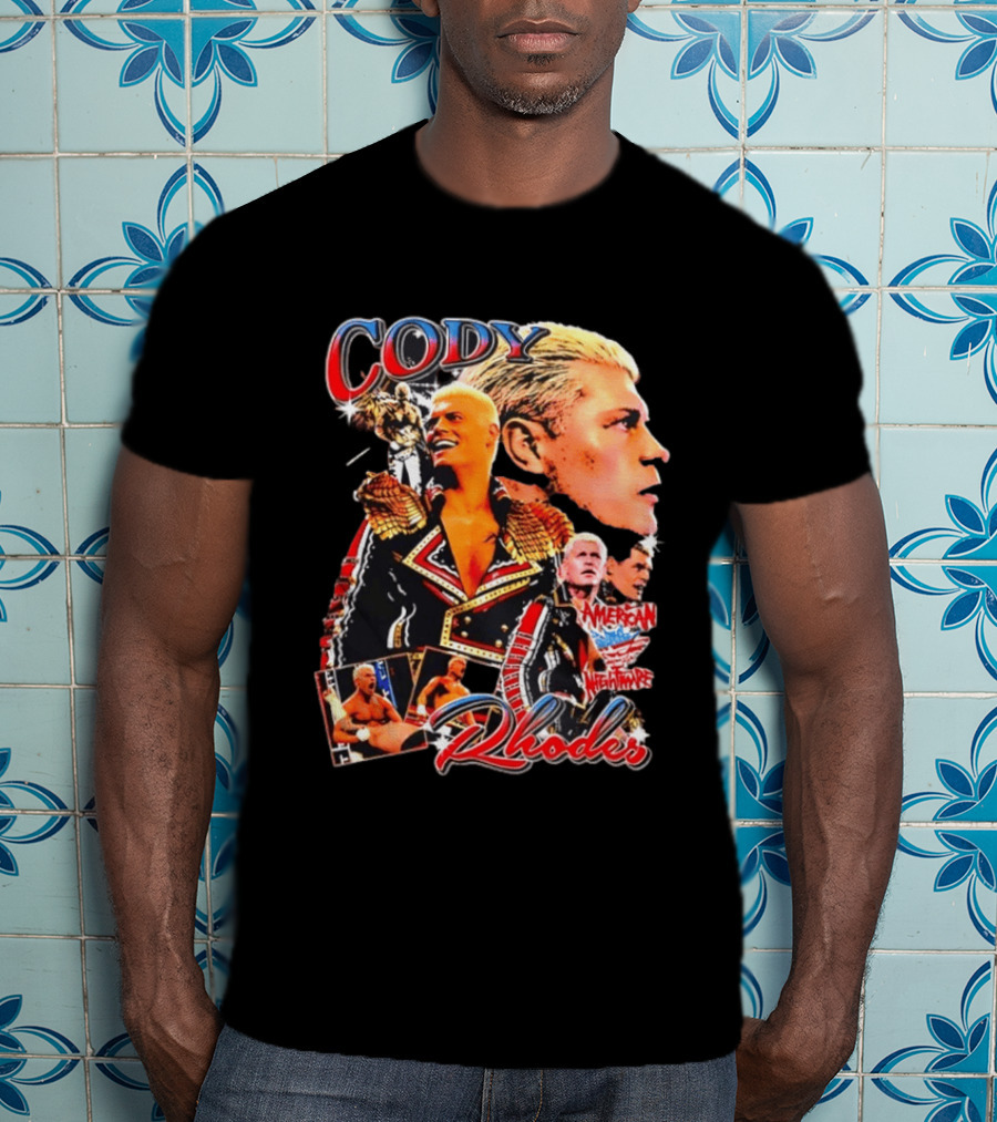 Cody Rhodes American Nightmare Retro Bootleg T-Shirt