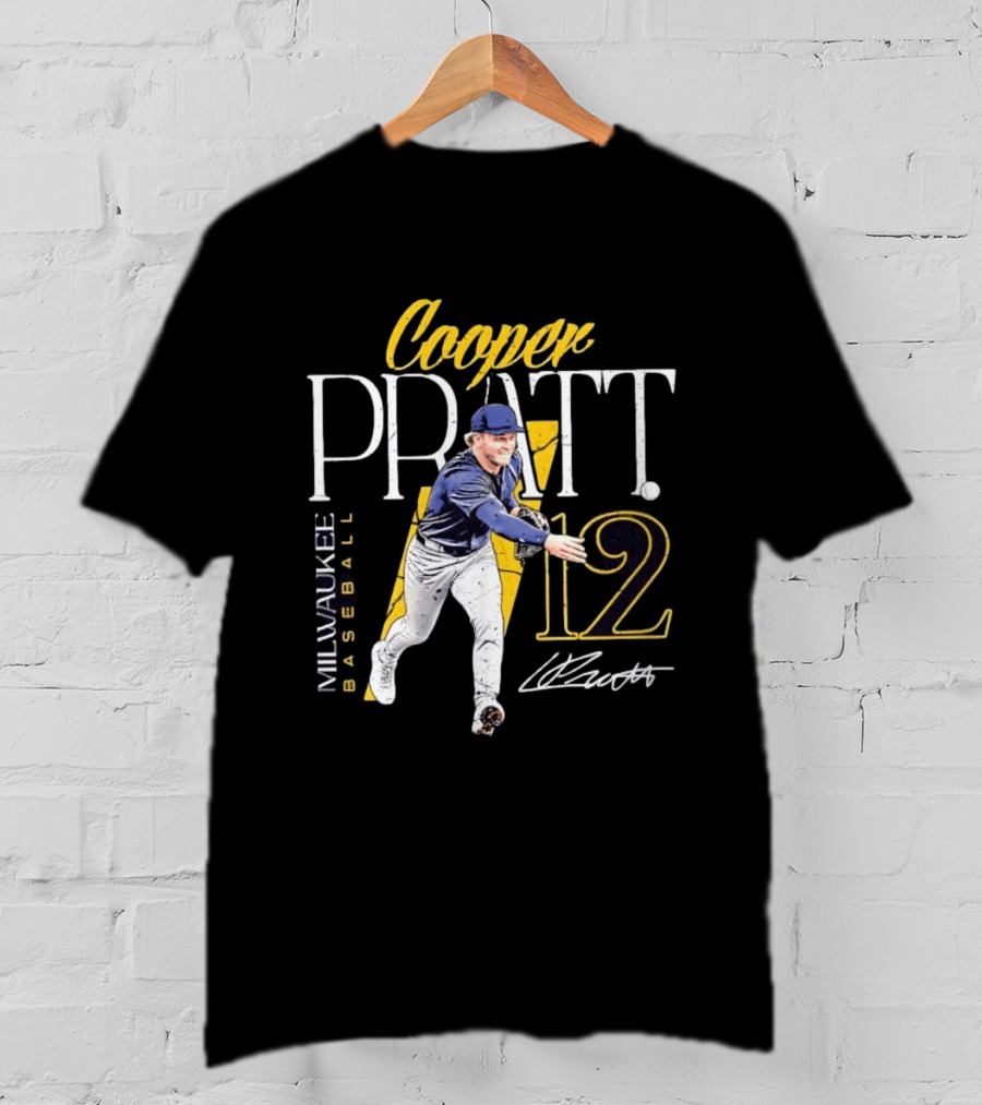 Cooper Pratt Milwaukee Baseball No 12 T-Shirt