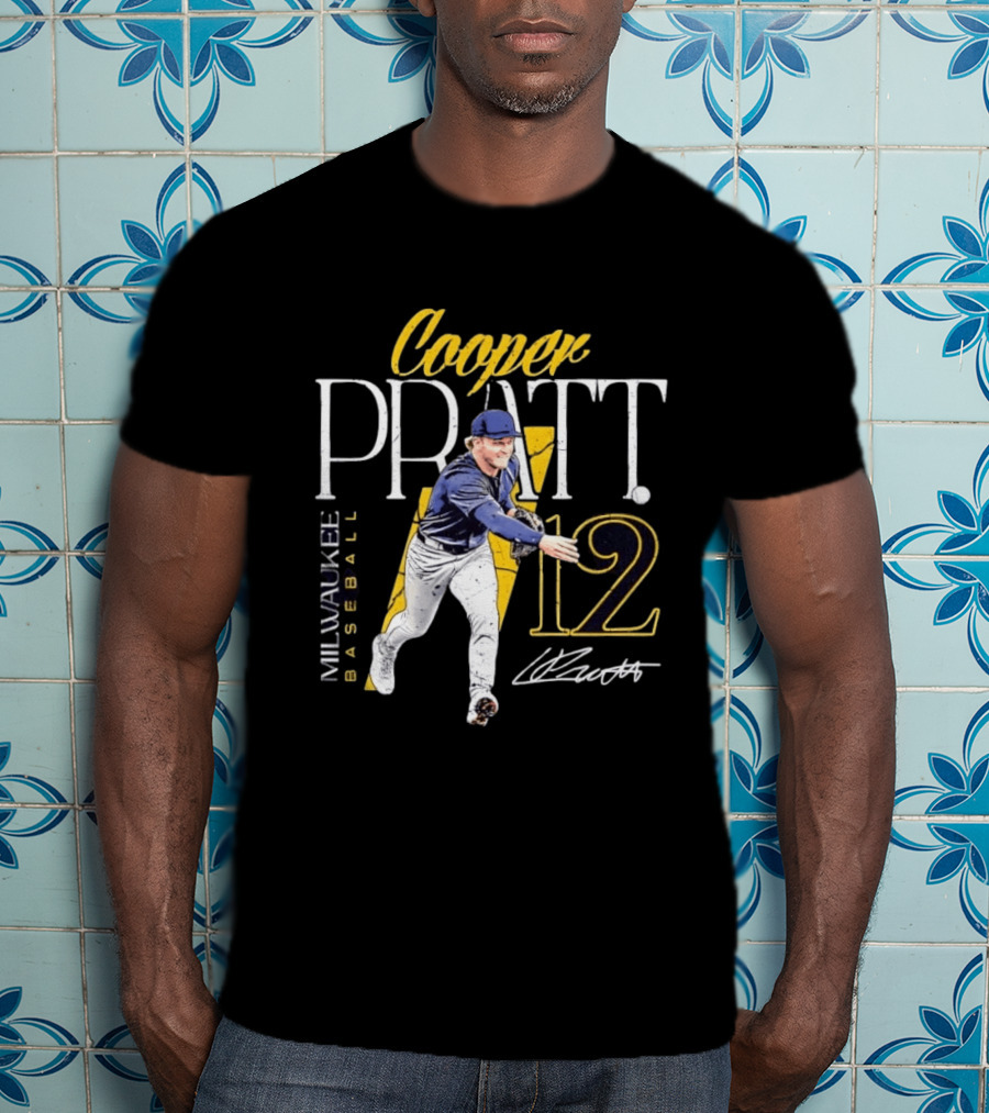 Cooper Pratt Milwaukee Baseball No 12 T-Shirt
