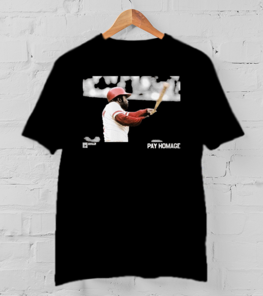 Joe Morgan Baseball Swing Pay Homage T-Shirt