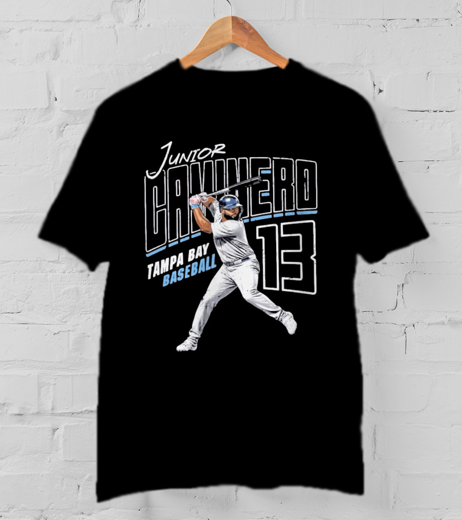 Junior Caminero 13 Tampa Bay Baseball Player T-Shirt