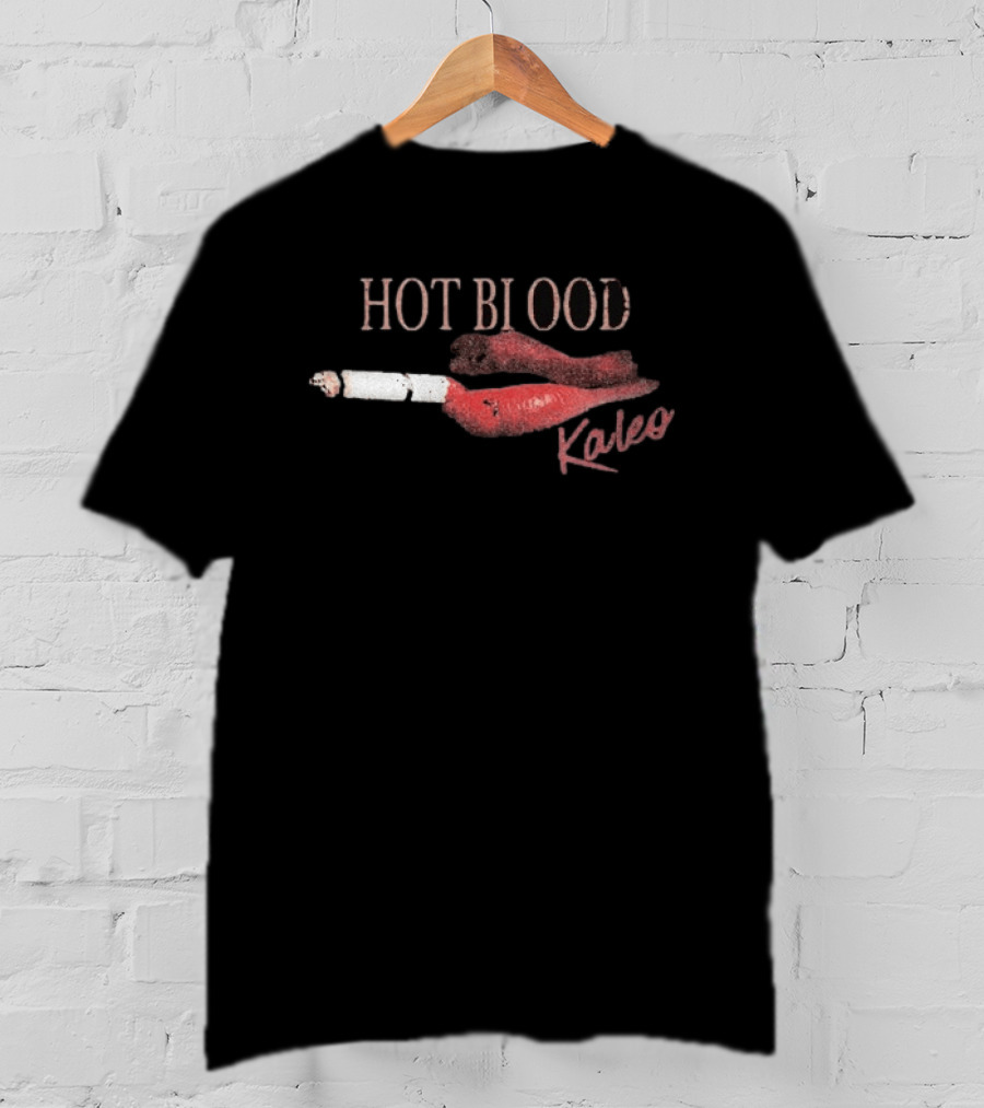 Kaleo Hot Blood Lips Smoking T-Shirt