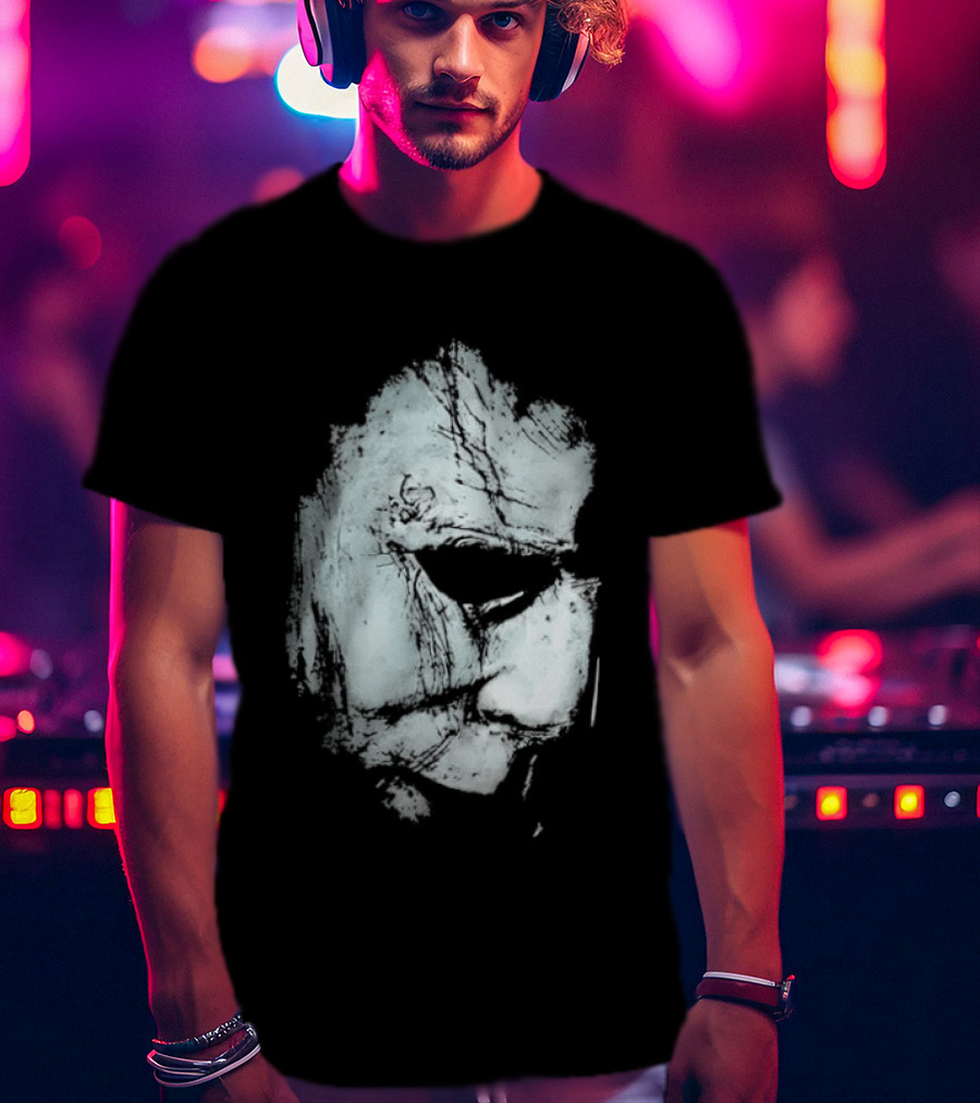 Michael Myers Mask Halloween Horror T-Shirt