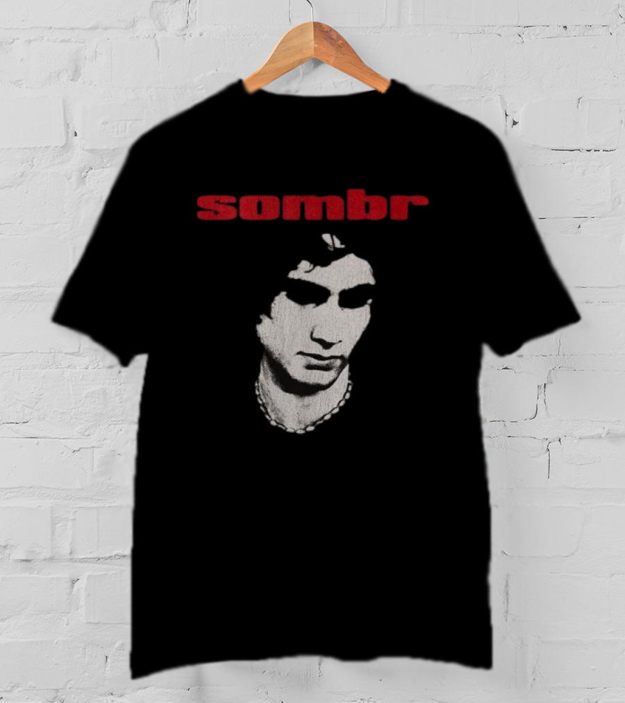 Sombr Store 2026 You Are The Reason Dateback Tour Necklace Face T-Shirt