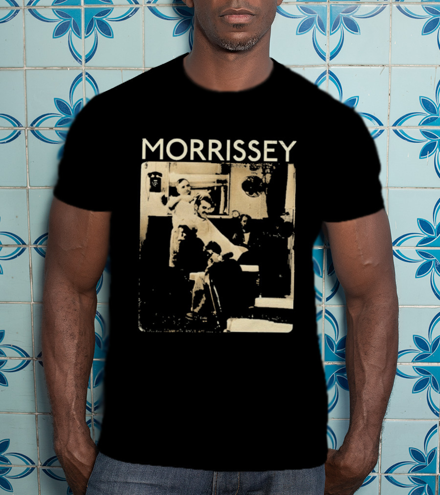 Morrissey Barbershop Scene 2026 Tour T-Shirt
