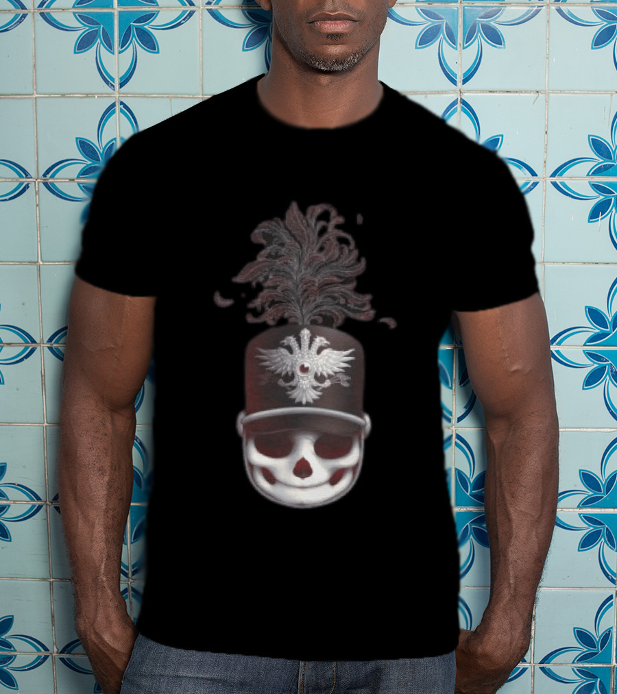 My Chemical Romance Black Parade Skeleton Marching Band Helmet T-Shirt