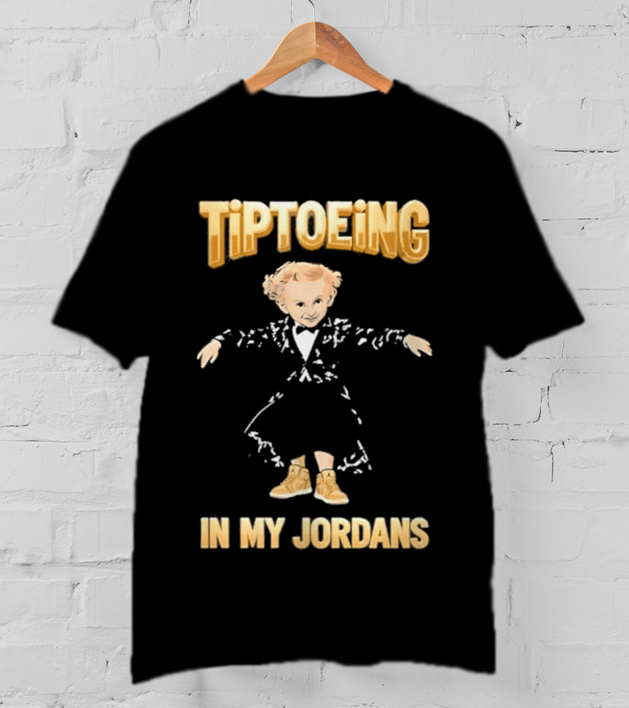Tiptoeing In My Jordans With Child T-Shirt