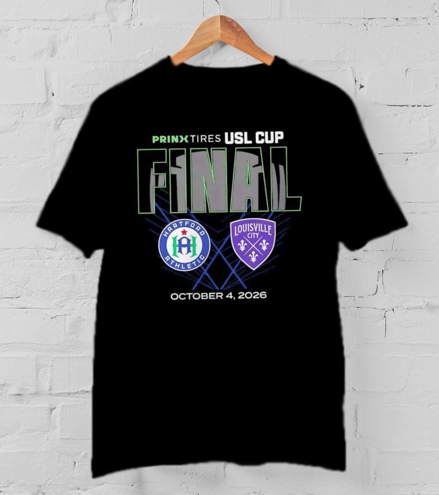 USL Cup 2026 Match Up Hartford Vs Louisville T-Shirt