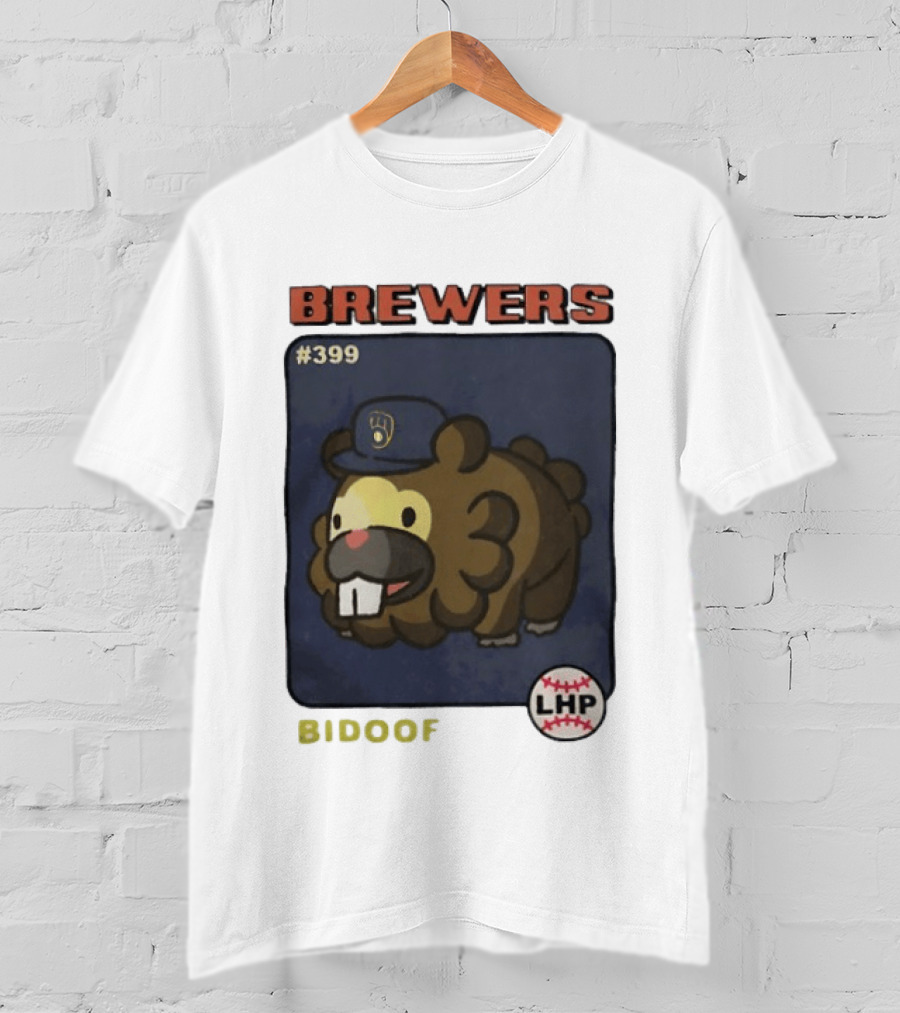 Brewers Bidoof #399 LHP Collaboration T-Shirt