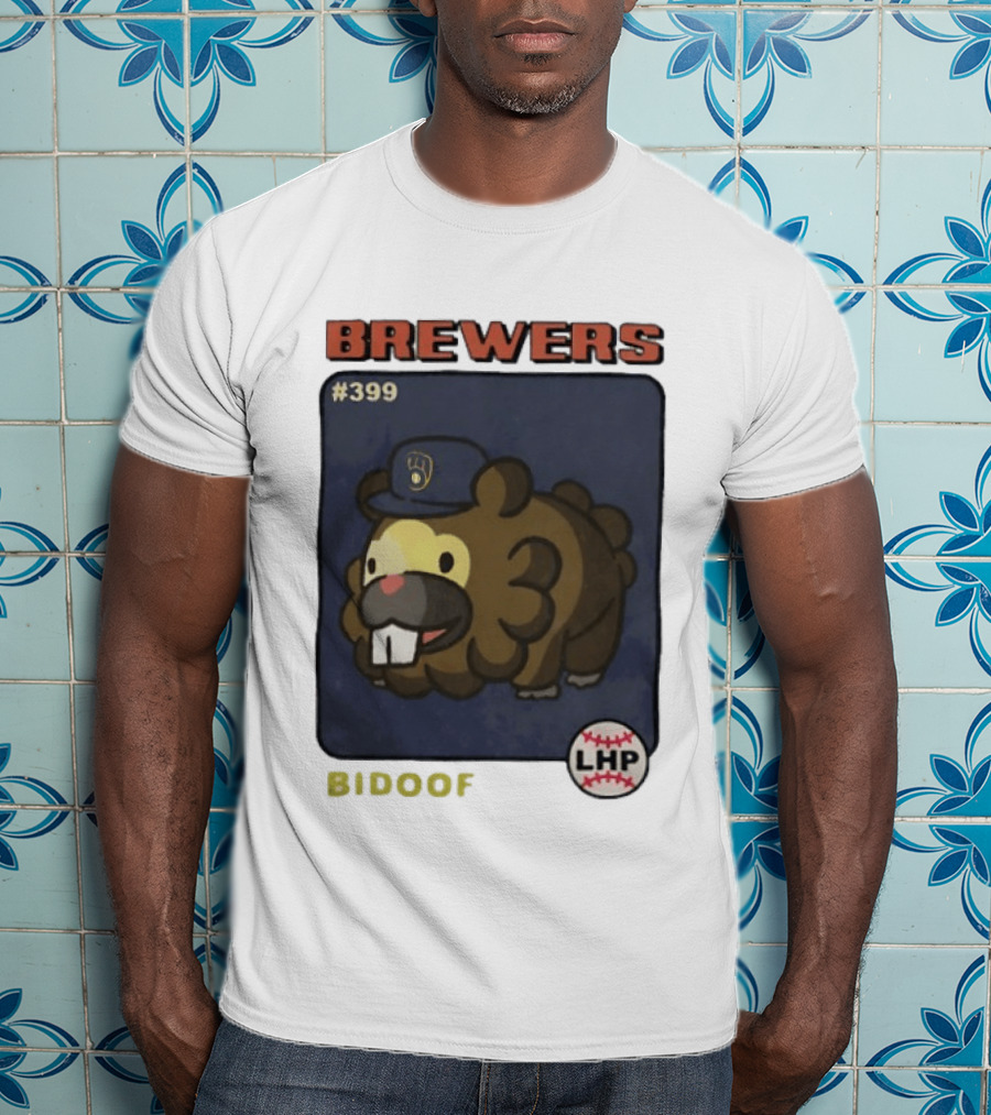 Brewers Bidoof #399 LHP Collaboration T-Shirt
