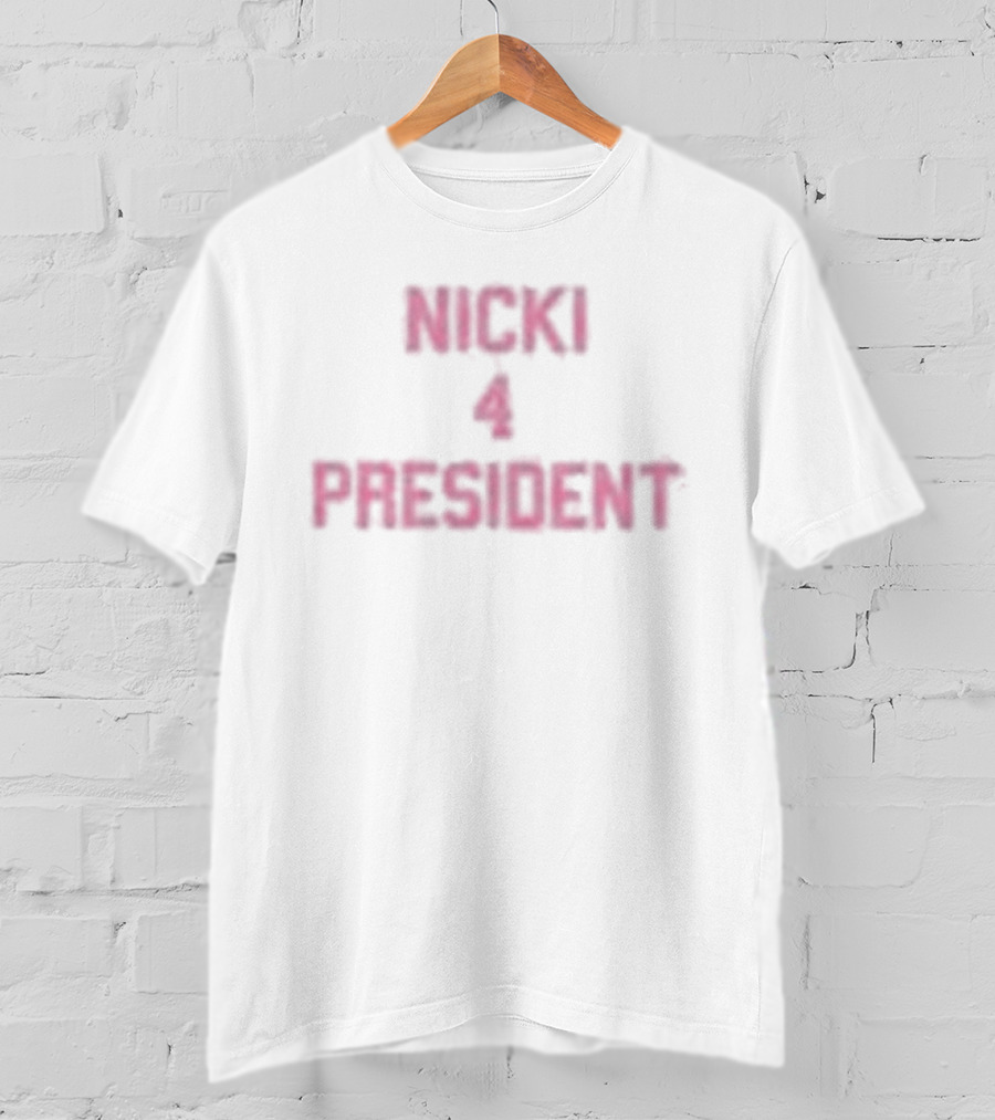 Nicki 4 President Bold Pink T-Shirt