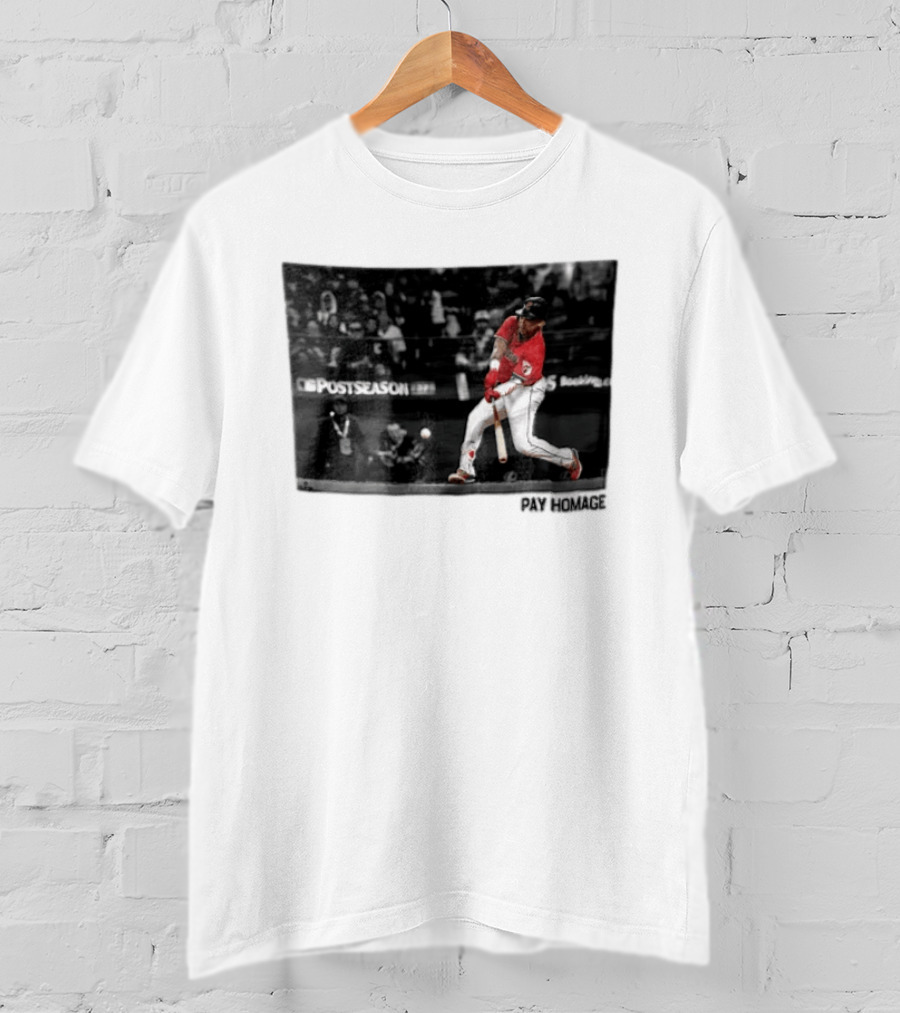 Cleveland Baseball Pay Homage Postseason Action T-Shirt