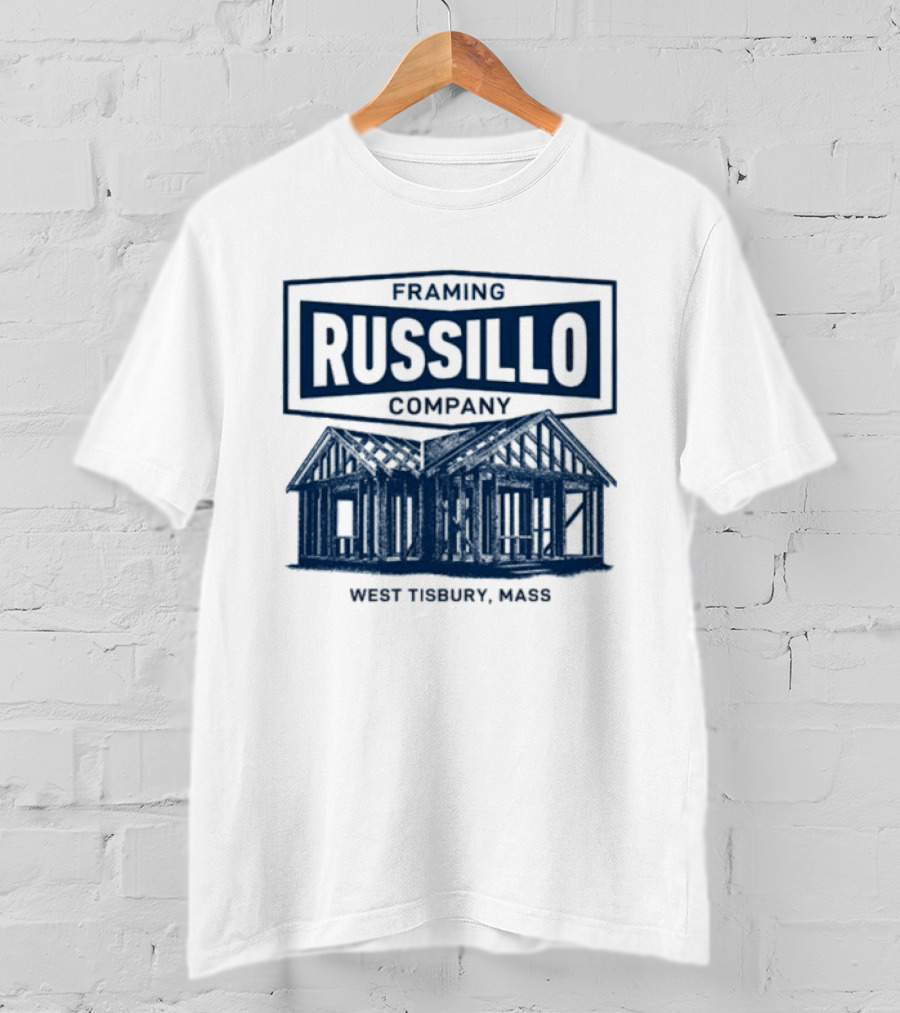 Russillo Framing Company West Tisbury Mass Building T-Shirt