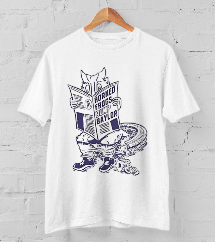 TCU Horned Frogs Dumped Baylor Newspaper Frog T-Shirt