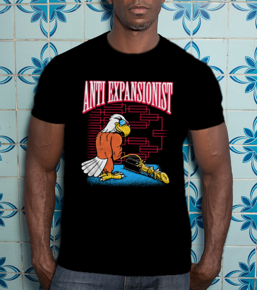 Anti Expansionist Eagle Peeing T-Shirt