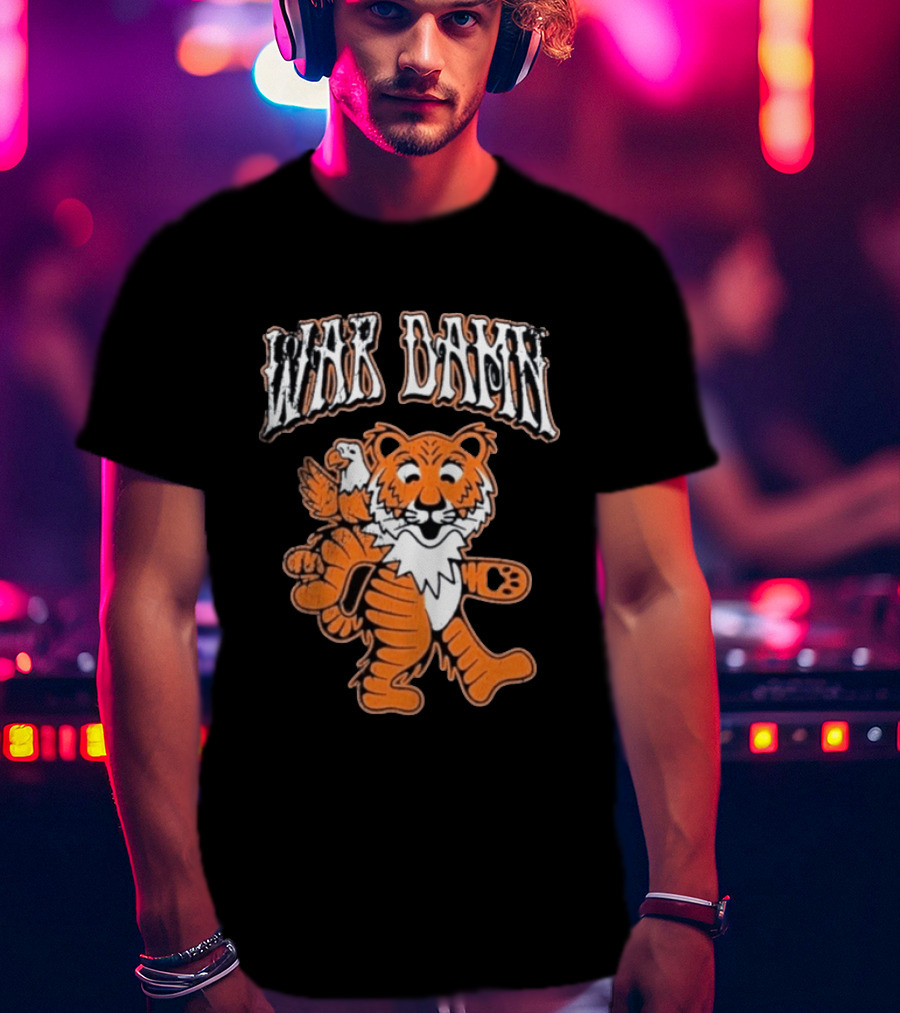 Auburn Tigers War Damn Tiger And Eagle T-Shirt