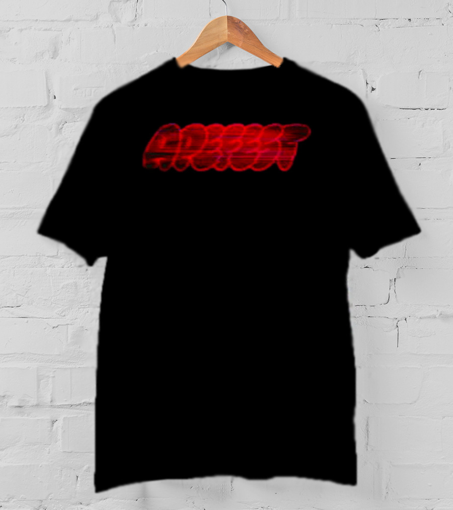 Bored Ape Yacht Club Store Red Distorted Text Interference T-Shirt