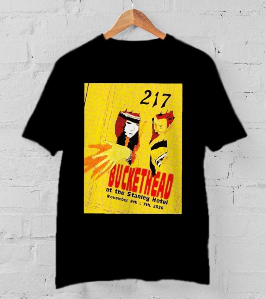 Buckethead 217 At The Stanley Hotel November 6th & 7th 2026 T-Shirt