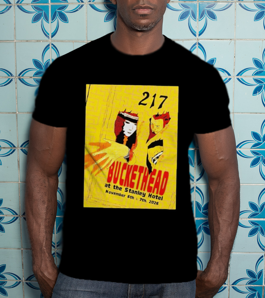 Buckethead 217 At The Stanley Hotel November 6th & 7th 2026 T-Shirt
