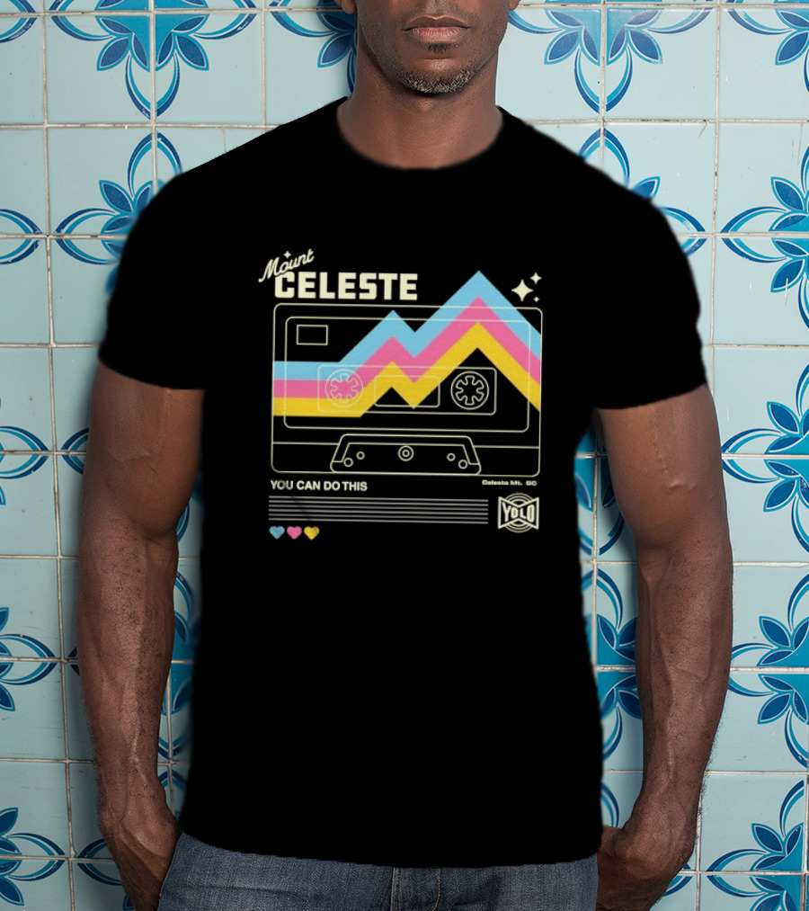 Mount Celeste You Can Do This Retro Cassette Tape T-Shirt