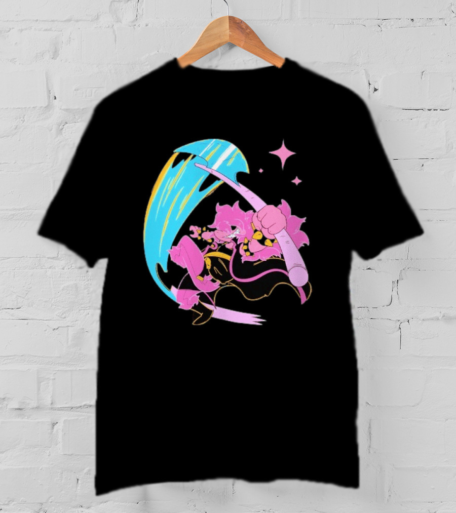 Deltarune Rudebuster Axe Character Slash Attack T-Shirt