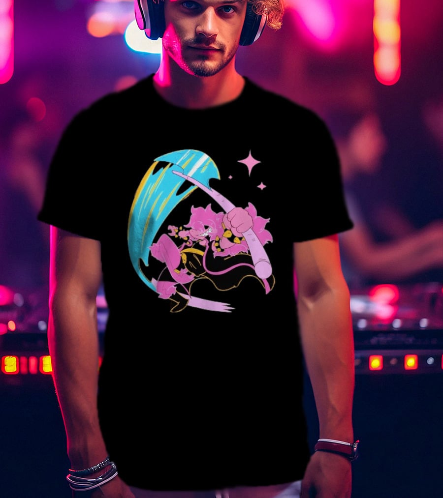 Deltarune Rudebuster Axe Character Slash Attack T-Shirt